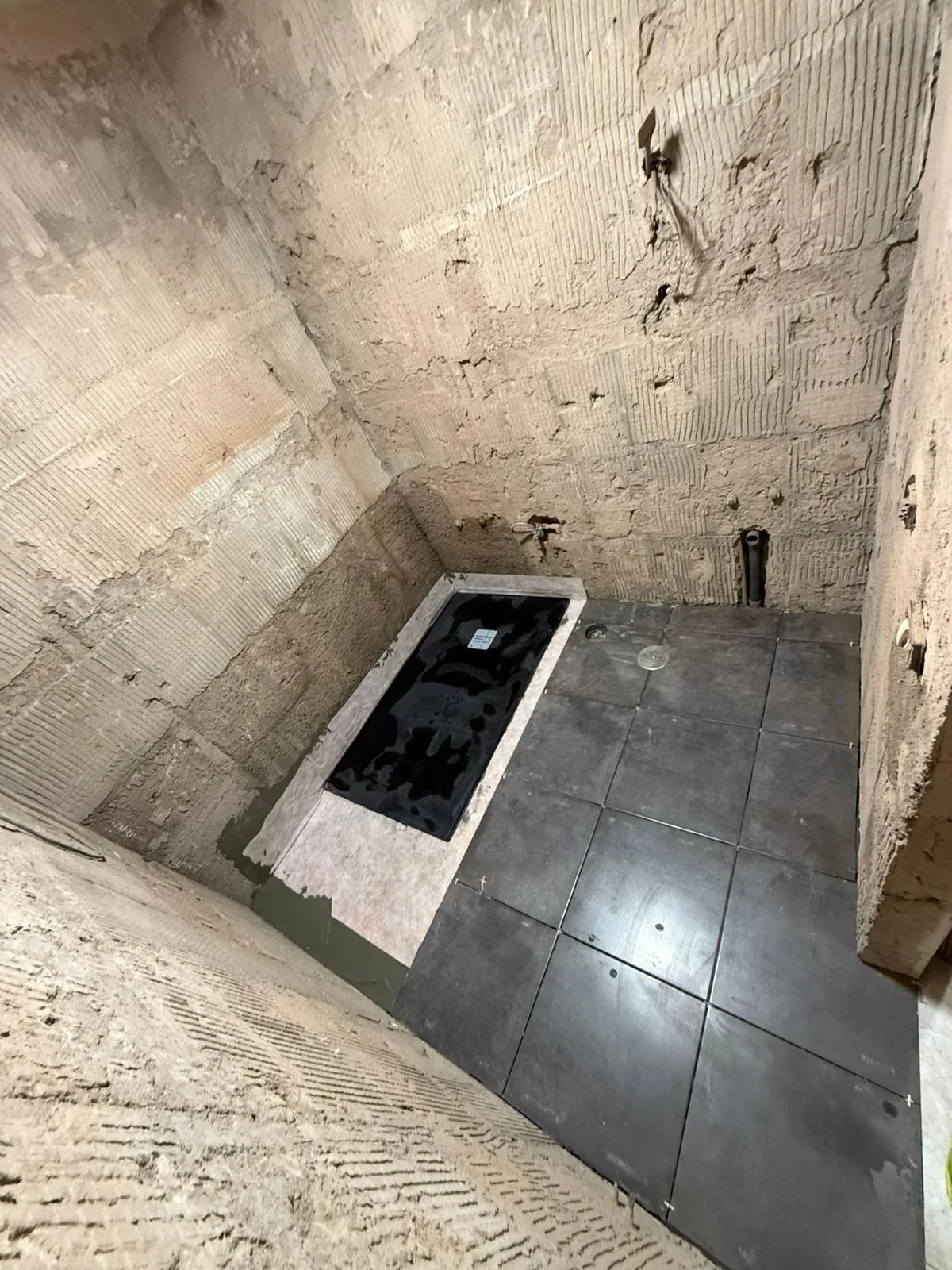 Antes reforma baño Armeñime